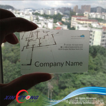Clear Plastic Business Cards